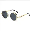 Wholesale Classic Gothic Steampunk Sunglasses Sun Glasses Men Women Brand Designer Vintage Round Glasses Fashion Driving Goggle UV400