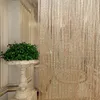1×2mキラキラビーズフラッシュライン光沢のあるタッセル弦ドアカーテン窓の部屋の分割家の装飾カーテン