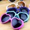 20PCS beach Womans Sunglasses Luxury Mens Sun glasses Heart shaped men Designer eyeglass Gradient Metal hinge Fashion women spectacles glitt