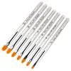 Professional Manicure UV Gel Brush Pen Transparent Acrylic Nail Art Painting Drawing Brushes Phototherapy Tools salon