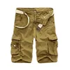 Mens Military Cargo Shorts 2021 Brand New Army Camouflage Tactical Shorts Men Cotton Loose Work Casual Short Pants Plus Size X0705