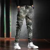 Mode Streetwear hommes jean haute qualité Camouflage grande poche décontracté Harem Cargo pantalon Ly Designer Hip Hop pantalons longs
