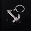 Keychains Adjustable Wrench Screwdriver Vise Serrated Spade Ruler Extractor Claw Hammer Bracket Tool Key Chain Smal22