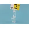 Rotatable Direction Pop Clips Transparent Double Clamps Tag Clip Label Price Card Display Clamp Sign Holder