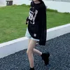2 Renkler Yaz Kore Tarzı Ince Uzun Kollu Mahsul Üst Gevşek Breif T Shirt Güneş Koruma Bayan Tee Gömlek Femme (X1484) 210423