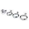 Cockrings Male Chastity Belt Stainless New Design Steel Cage Metal Penis Lock 1123