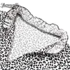 Tassel Tie Neck Casual Print Midi Suknie Wiosna Kobiety Moda Wysoka Talia Z Długim Rękawem O-Line Dress Lady 210510