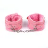 Pink Adult Bondage Han Dompuffs Cuffs-S Trap Bat Rope Neck Bandaż BDSM