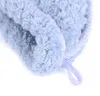 Newpiniapple Ekose Kuru Saç Kapaklar Havlu Mikrofiber Hızlı Kurutma Duş Saçlar Şapkalar Türban Wrap Şapka Spa Banyo Kapağı EWC7170
