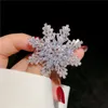 Fashion Classic Shining High Quality AAA Cubic Zirconia Brooch Snowfalke Christmas Gift For Women Dropshipping