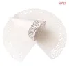 50 pcs corte laço de videira deitado pétala doce festa de casamento favores confetti cones papel cone decoração fontes presentes varejo 211018