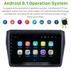 Car DVD Radio Player Multimedia dla Suzuki Swift 2017-2019 Android 9. HD TOUMSCREEN Nawigacja GPS Bluetooth