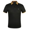 2022 Italië Mens Designer Polo Shirts Man High Street Borduurwerk Kouseband Drukken Merken Topkwaliteit Cottom Kleding T-stukken