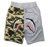 Summer Mens Shorts Wommen Sportswear Spods Jogger Tracksuit Przyczyna ptak Bird Hip Hop Stusay Men Shark Mouth Patchwork Spodni
