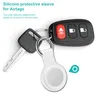 With Key Ring Soft Silicone Protective Case For Airtag Locator Tracker Case