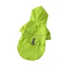 Dog Apparel Raincoat Waterproof Rain Coat For Dogs Cats Summer Outdoor Pet With Pockets Hoody Jackets284P