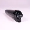 Rough Grinding Crystal skull Smoking Hand spoon Pipe carving handicraft ghost Dry Herb Tobacco Pipes