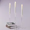 décor bougeoirs en cristal acrylique chandelier centres de table route plomb candélabre centres de table mariage porps noël senyu544