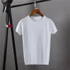 Primavera verão malha brilhar mulheres camiseta sólida manga curta estudante casual t-shirt lurex estiramento fino 13967 210415