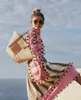 Tasarımcı Kadın Çantaları Çim Dokuma Lahana Sepeti Trend Omuz Omuz Hakiki Deri Çanta Marka Saman Plaj Çantası