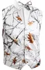 Белые камуфляжные жилеты для жениха на свадьбу, камуфляжный приталенный мужской наряд, жилет на заказ, индивидуальный заказ, большие размеры, оранжевый, реальное изображение267K