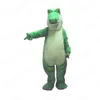 Halloween Alligator Mascot Traje de Alta Qualidade Personalizar Dos Desenhos Animados Animais Anime Anime Tema Caráter Adulto Natal Carnaval Fantasia Vestido