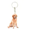 Boston Terrier Acryl Hond Sleutelhanger Mode Leuke Charms Sleutelhangers Mannen Sleutelhanger Ring Vriendje Cadeau Cadeaus Voor Vrouwen Apparel2745