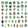 Autocollants plantes vertes, lot de 100 pièces, pour ordinateur portable, Skateboard, Notebook, bagages, bouteille d'eau, voiture, cadeaux pour enfants, 4139922