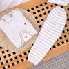 Beer leider meisjes jongens casual pyjama sets mode lente herfst kinderen baby cartoon kleding homewear kinderen casual kleding 210708