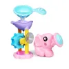 Summer Kids Bath Bath Brinquedos Divertido Bonito Elefante Banhando Brinquedos Refrigeradores Lata Pai-Criança Natação Banheiro Brinquedos Interactive Wate S7W1 H1015