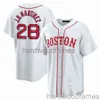 Custom J.D. Martinez # 28 Vit 2021 Jersey Stitched Men Women Youth Kid Baseball Jersey XS-6XL