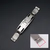 Watch Bands For J12 Ceramics Wristband Bukcle Butterfly Buckle Steel 7mm 7 5mm 9mm Silver Folding Men Women Clasp241G