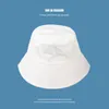 Brede rand hoeden 2021 Korea Fashion Classic Summer Fisherman Hat Black Khaki 4 Color Optionele damesemmer Sunhat Viskap Groothandel
