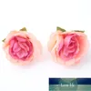 Fleurs décoratives Couronnes 10pcs / Lot Fleur artificielle 4cm Silk Rose Head for Wedding Party Decoration DIY Wall Scrapbook Craft faux1