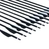 28/30/31 Inch 500 spine Archery Carbon Arrows Replaceable ArrowHead Tips for Compound Bows Recurve Bow Hunting & Practice