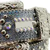 Fashion Belts for Women Designer Mens Bb Simon rhinestone belt with bling rhinestones as gift