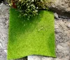 Kunstgras gazon 15 * 15 cm fairy tuin miniatuur gnome mos decoratie hars ambachten bonsai home decor voor diy faux bont gyl96