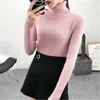 Women's Sweaters Women Turtleneck Knitted Sweater Pullovers Spring Autumn Basic High Neck Pullover Slim Female Top Women's