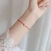 50 teile/los Glück Golden Star Charms Armband Für Frauen Red String Einstellbare Armband Schmuck