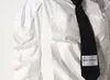 Printemps et été conception de niche française irrégulière épaules dénudées plissée à manches longues chemise ample Mini robe GX1131 210421