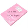 10-100 stks Wafer Sheets Sugar Paper voor Cake Decoraion Tools 0.3 / 0.65mm Bakken A4 Rijstpapier Digitale drukkerij 211110