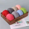 1PC 50g Mohair seta lana filato per maglieria sottile angora Mohair morbido filati all'uncinetto lavorato a mano maglione sciarpa scialle cardigan filo gonfio Y211129