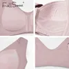 Fallsweet Front Closure Bras voor Dames Plus Size Ondergoed Naadloze Push-up Brassiere Vest Top Sexy BH 211110