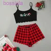 Women cartoon pattern Printed Tracksuits Two Piece Pants Set Designer Suspender Strapless Tops Lovely Girls Home Clothes Suits 19 Colours