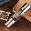 Peppermolen Roestvrijstalen handgeschakeld Zout Mill Grinder Spice Mills Keukengereedschap Accessoires voor het koken T500793