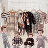 Baby Stricken Overalls Pullover Herbst 2021 Kinder Boutique Kleidung 0-2T Neugeborenen Kleinkinder Bodys Mode stil