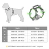 No Pull Dog Harness Reflective Vest Harness Outdoor Pet Harness With Easy Control Handle 2 Leash Hook for Medium Large Dogs 210729