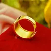 Cluster Rings Exquisite 14K Gold Ring For Men Wedding Engagement Jewelry Not Fade Men's Hand Lucky Man Male Birthday Gifts