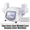 Portable Home Lipolaser Professional Slimming Machine 10 Largepads 4 Smallpad Lipo Laser Beauty Equipment Device For Loss Weight334