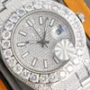 Full Diamond Mens Watch 42mm Relógios mecânicos automáticos com aço cravejado de diamantes 904L Life Relógio de pulso à prova d'água Relógios de pulso da moda Montre De Luxe